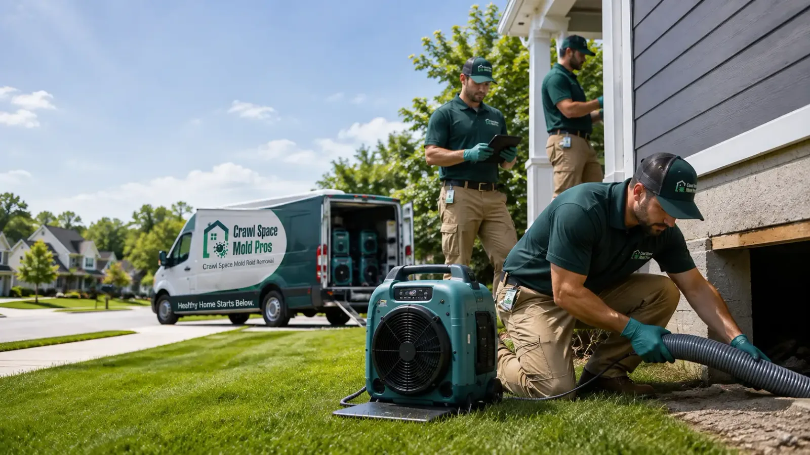 Crawl Space Mold Removal in Babcock, WI